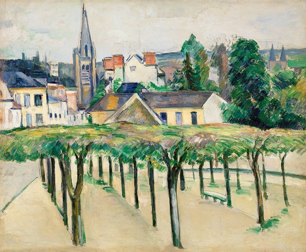 Village Square art print by Paul Cezanne for $57.95 CAD