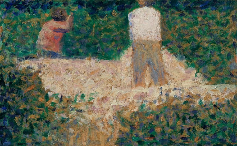 Two Stonebreakers art print by Georges Seurat for $57.95 CAD