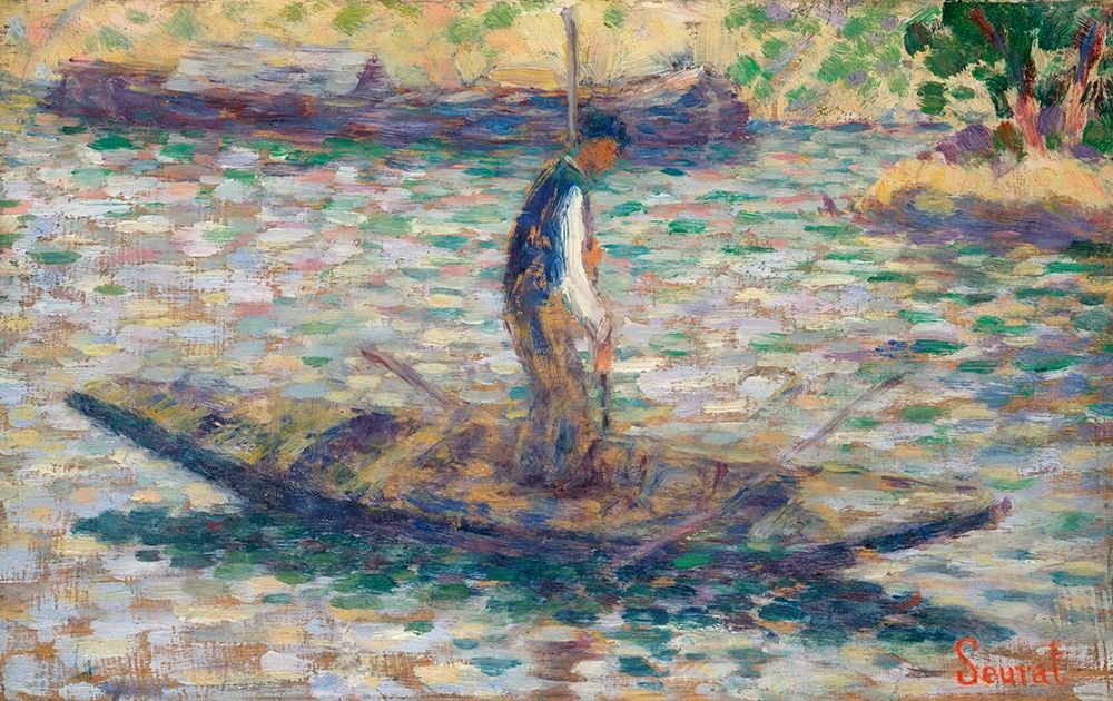 A Fisherman art print by Georges Seurat for $57.95 CAD