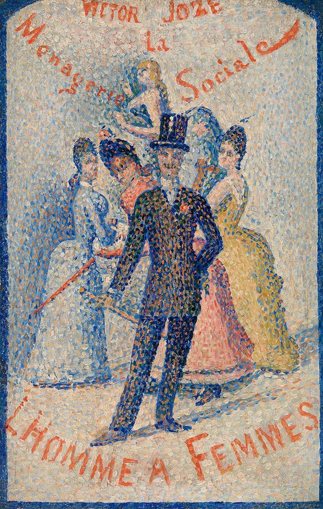 The Ladies ManÂ  art print by Georges Seurat for $57.95 CAD