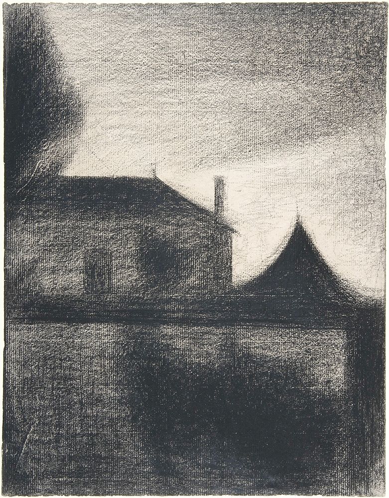 House at Dusk art print by Georges Seurat for $57.95 CAD
