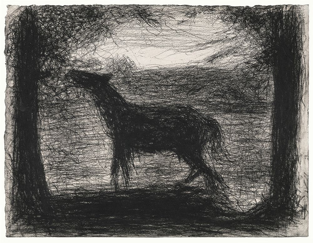 Foal, Le Poulain art print by Georges Seurat for $57.95 CAD