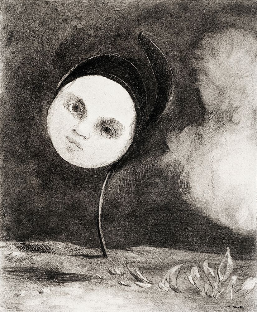 Strange Flower (Little Sister of the Poor) art print by Odilon Redon for $57.95 CAD