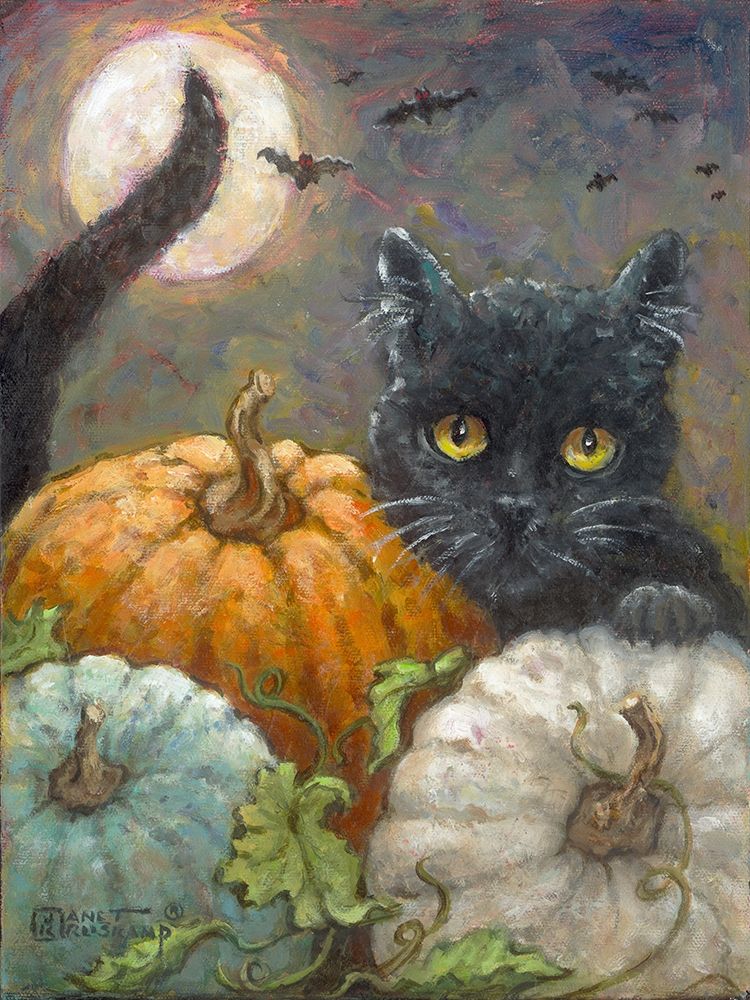 Halloween I art print by Janet Kruskamp for $57.95 CAD