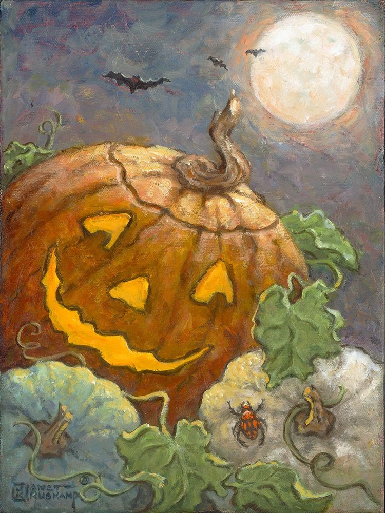 Halloween II art print by Janet Kruskamp for $57.95 CAD