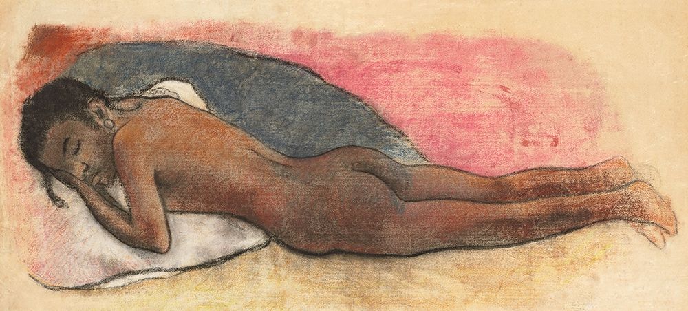 Reclining Nude art print by Paul Gauguin for $57.95 CAD