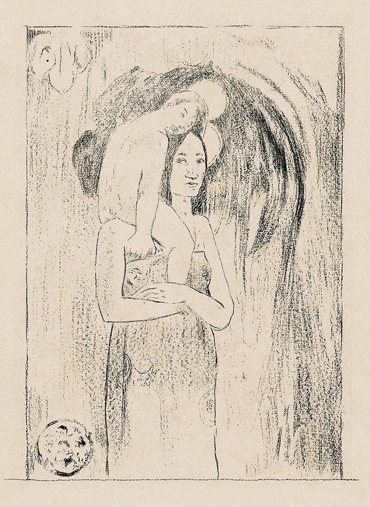 Hail Mary (Ia orana Maria) art print by Paul Gauguin for $57.95 CAD