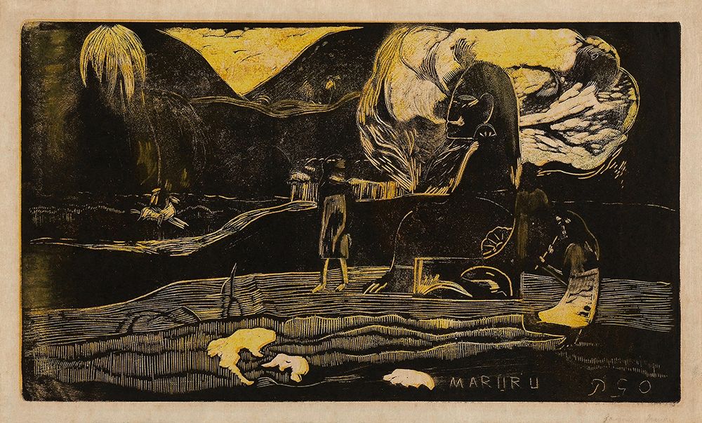 Offerings of Gratitude (Maruru), from the Noa Noa Suite art print by Paul Gauguin for $57.95 CAD