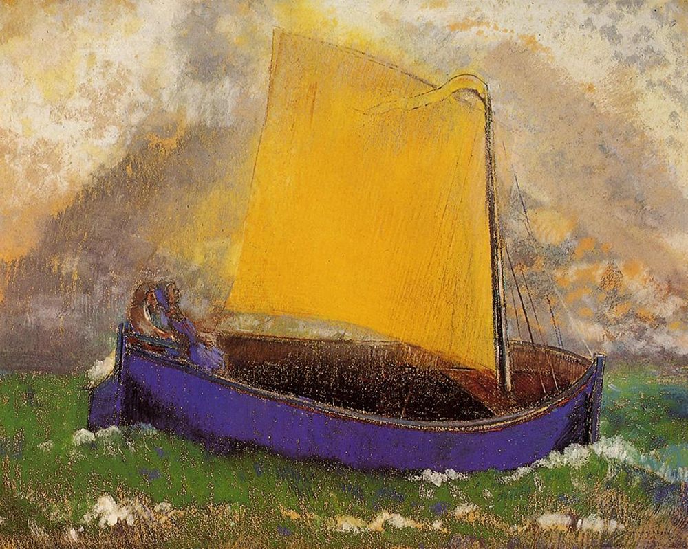 The Mysterious Boat art print by Odilon Redon for $57.95 CAD
