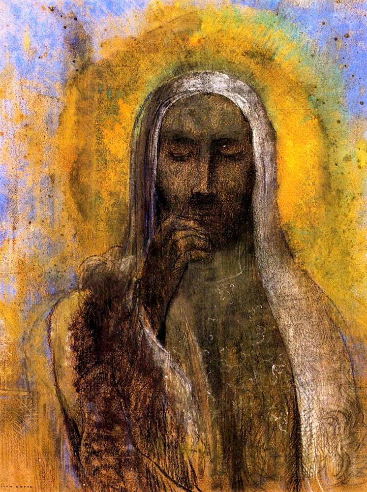 Christ in Silence art print by Odilon Redon for $57.95 CAD