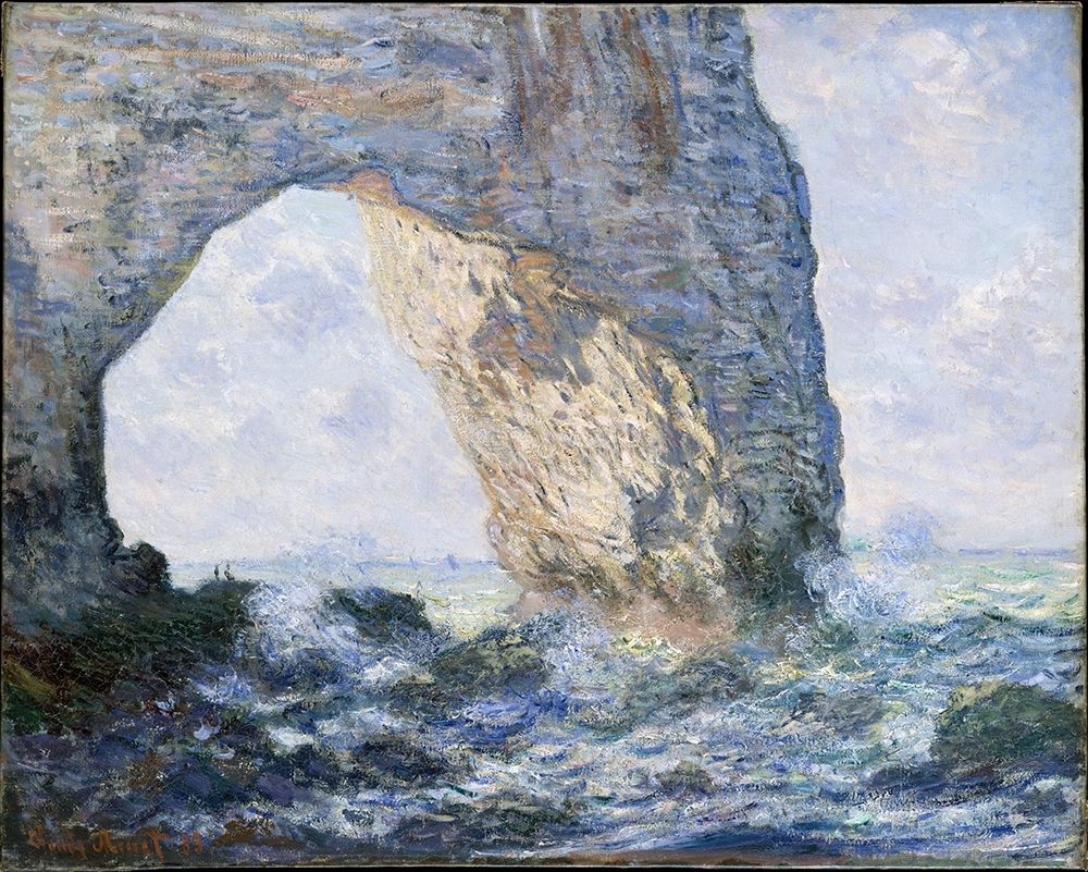 The Manneporte At Etretat art print by Claude Monet for $57.95 CAD