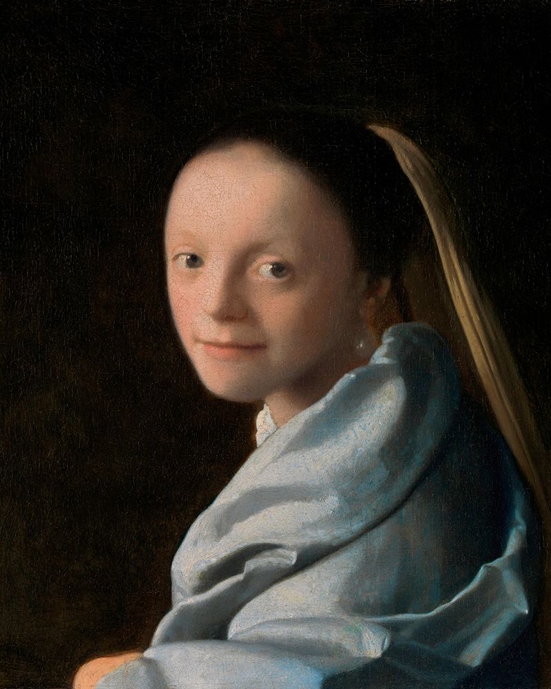 Study of a Young Woman art print by Johannes Vermeer for $57.95 CAD
