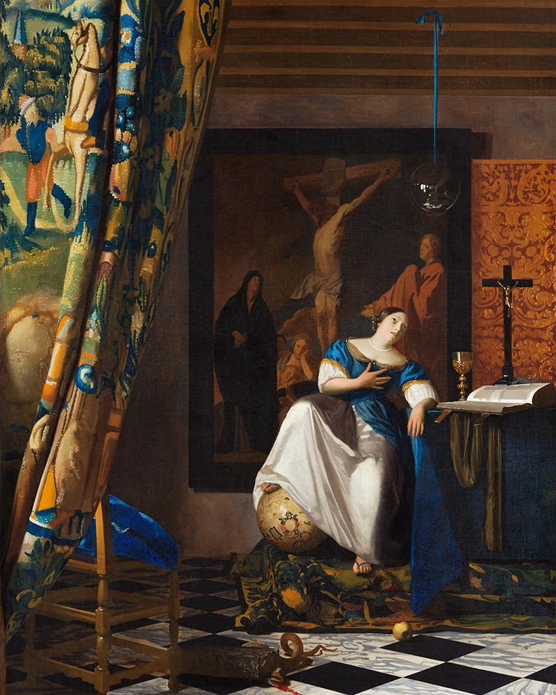 Allegory of the Catholic Faith art print by Johannes Vermeer for $57.95 CAD