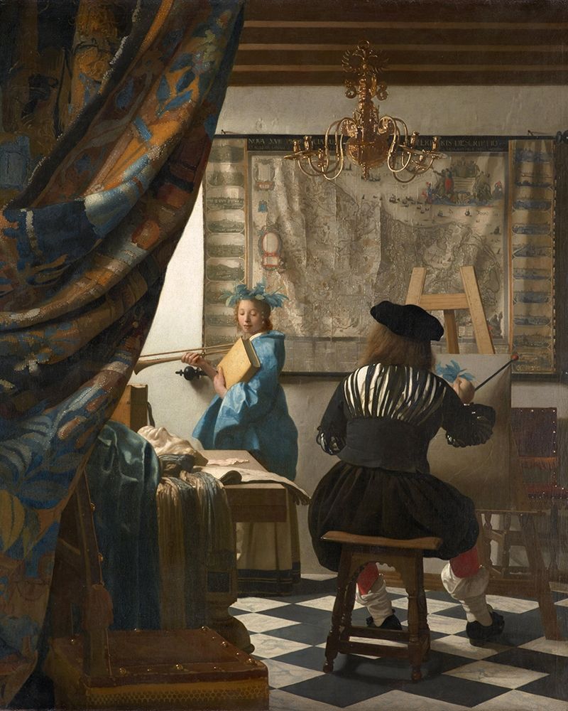 The Art of Painting art print by Johannes Vermeer for $57.95 CAD
