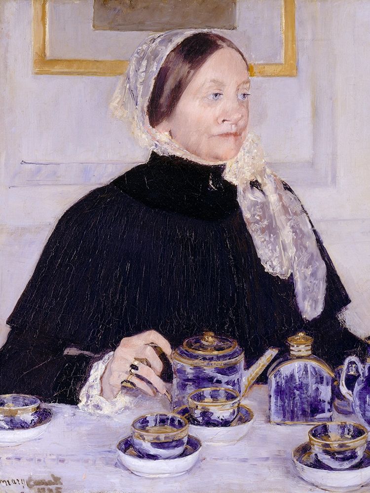 Lady at the Tea Table art print by Mary Cassatt for $57.95 CAD