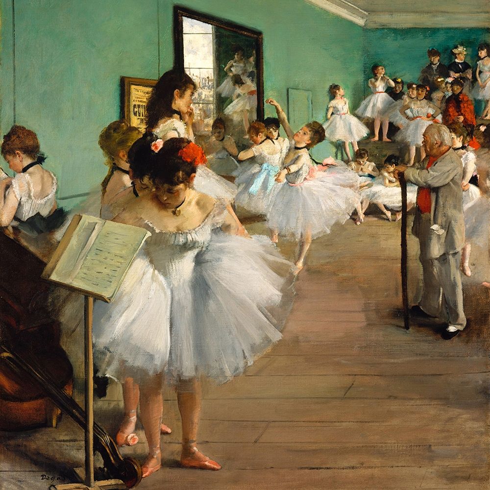 The Dance Class art print by Edgar Degas for $57.95 CAD