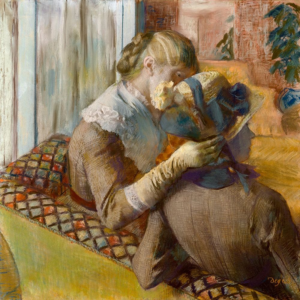 At the Milliners art print by Edgar Degas for $57.95 CAD