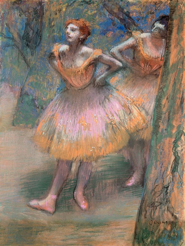 Two Dancers art print by Edgar Degas for $57.95 CAD