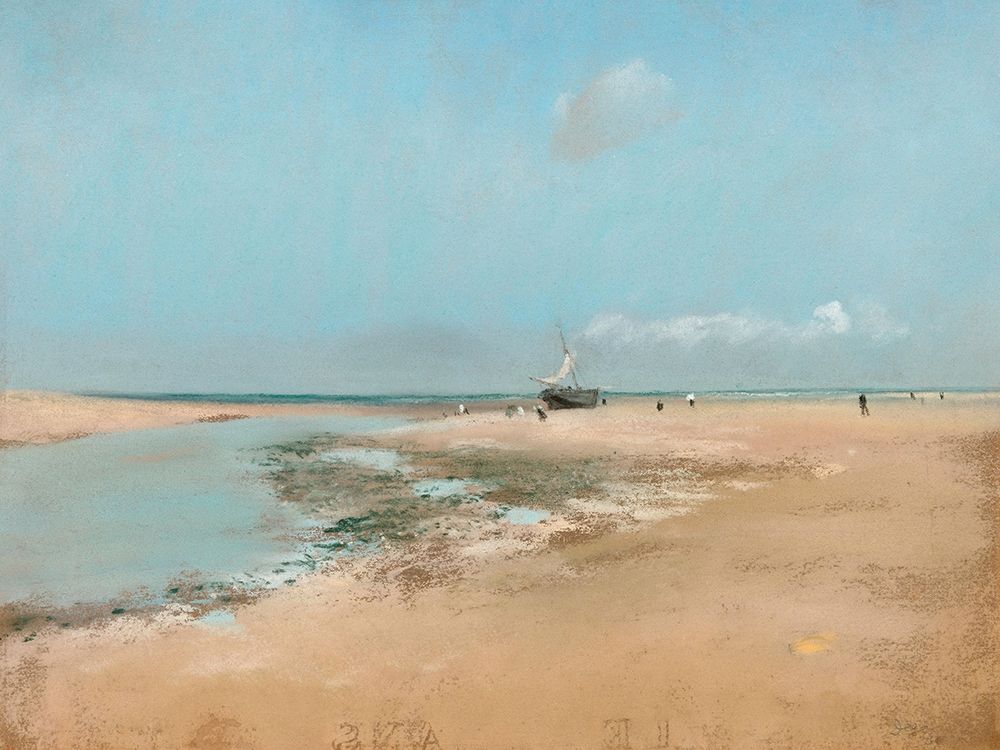 Beach at Low Tide art print by Edgar Degas for $57.95 CAD