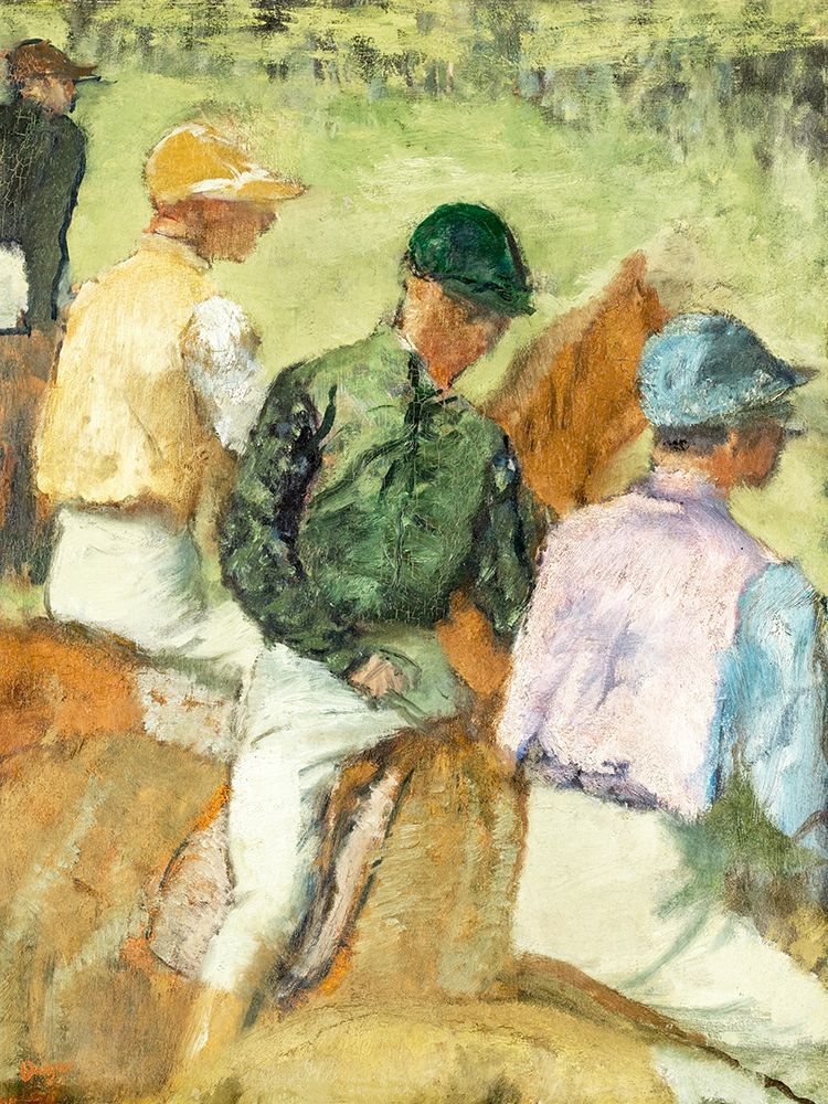 Four Jockeys art print by Edgar Degas for $57.95 CAD