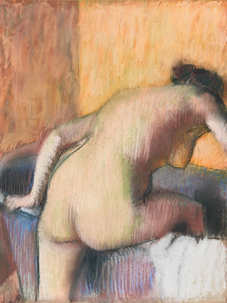Bather Stepping into a Tub art print by Edgar Degas for $57.95 CAD