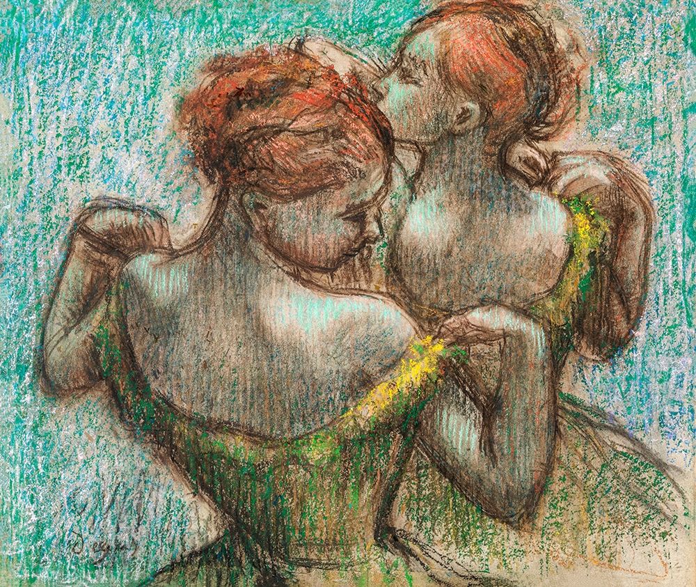 Two Dancers art print by Edgar Degas for $57.95 CAD