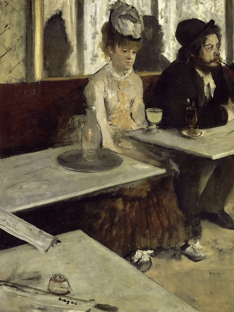 In a Cafe art print by Edgar Degas for $57.95 CAD
