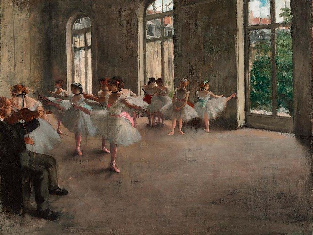 Ballet Rehearsal art print by Edgar Degas for $57.95 CAD
