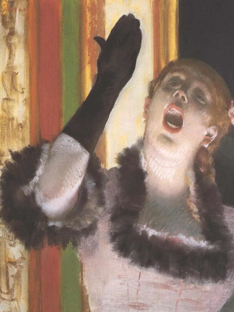 The Singer with the Glove art print by Edgar Degas for $57.95 CAD