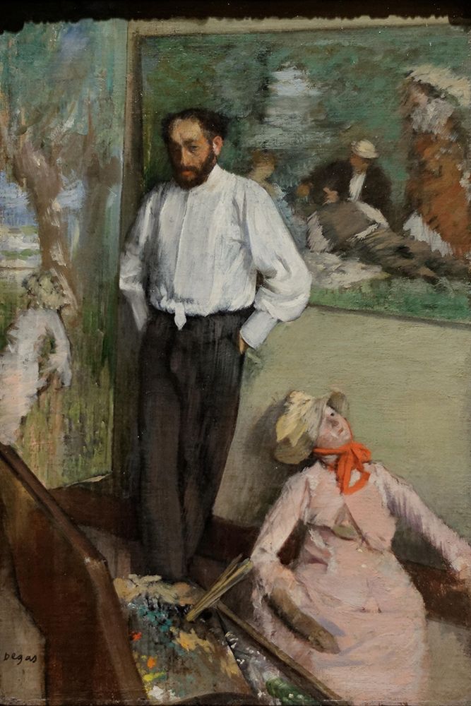 Portrait ofÂ Henri Michel-LÃ©vy art print by Edgar Degas for $57.95 CAD