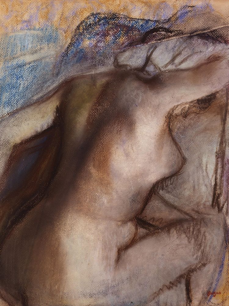 After the Bath, Woman Drying Herself art print by Edgar Degas for $57.95 CAD