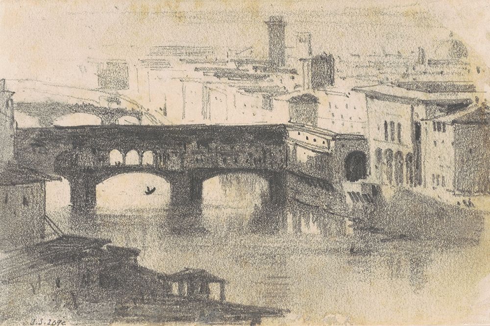 Ponte Vecchio, Florence art print by John Singer Sargent for $57.95 CAD