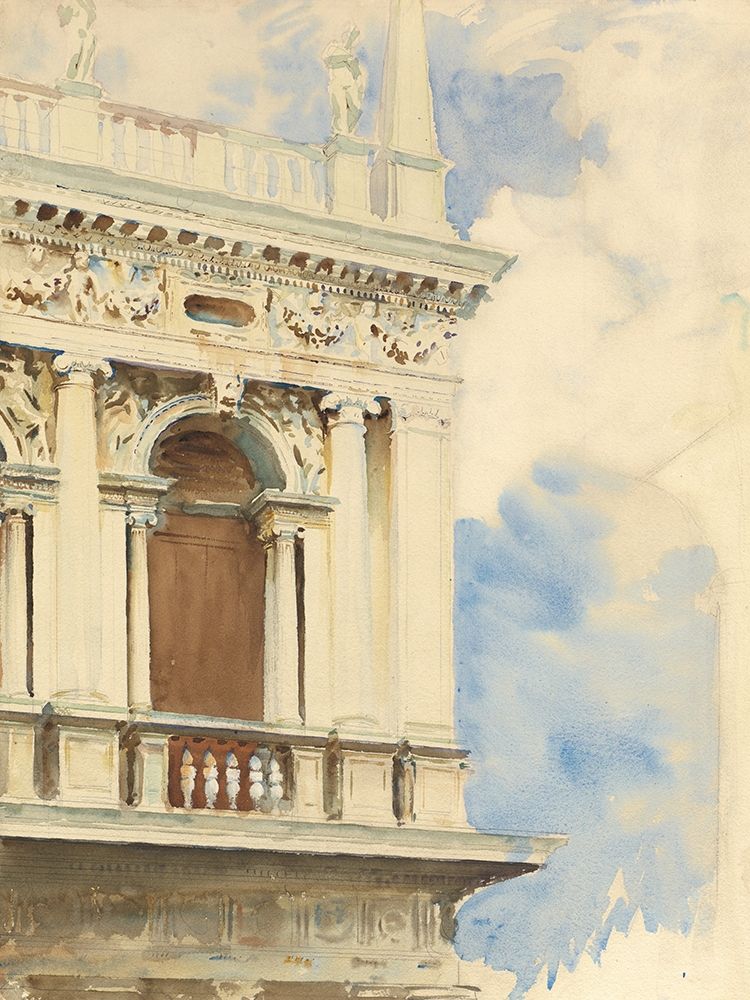 A Corner of the Library in Venice art print by John Singer Sargent for $57.95 CAD