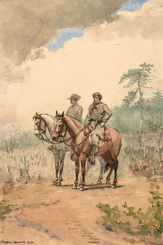 Two Scouts art print by Winslow Homer for $57.95 CAD