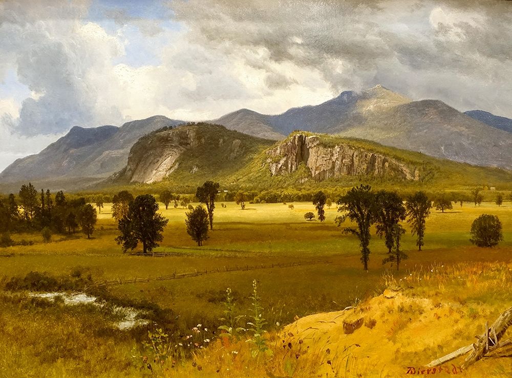 Moat Mountain, Intervale, New Hampshire art print by Albert Bierstadt for $57.95 CAD