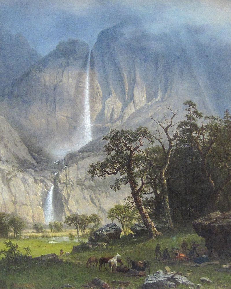 Yosemite Falls art print by Albert Bierstadt for $57.95 CAD
