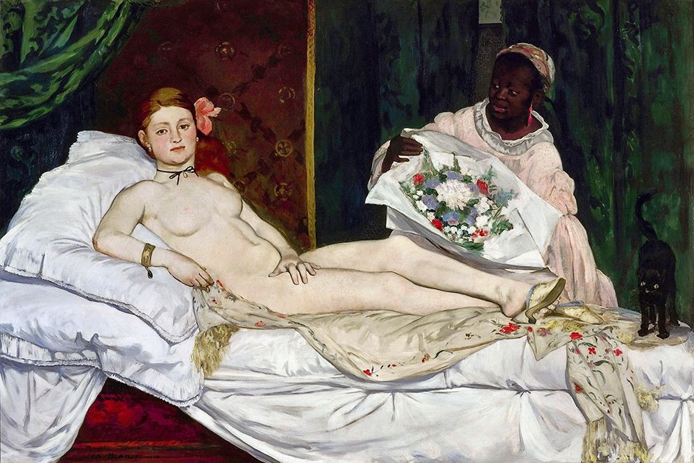 Olympia art print by Edouard Manet for $57.95 CAD