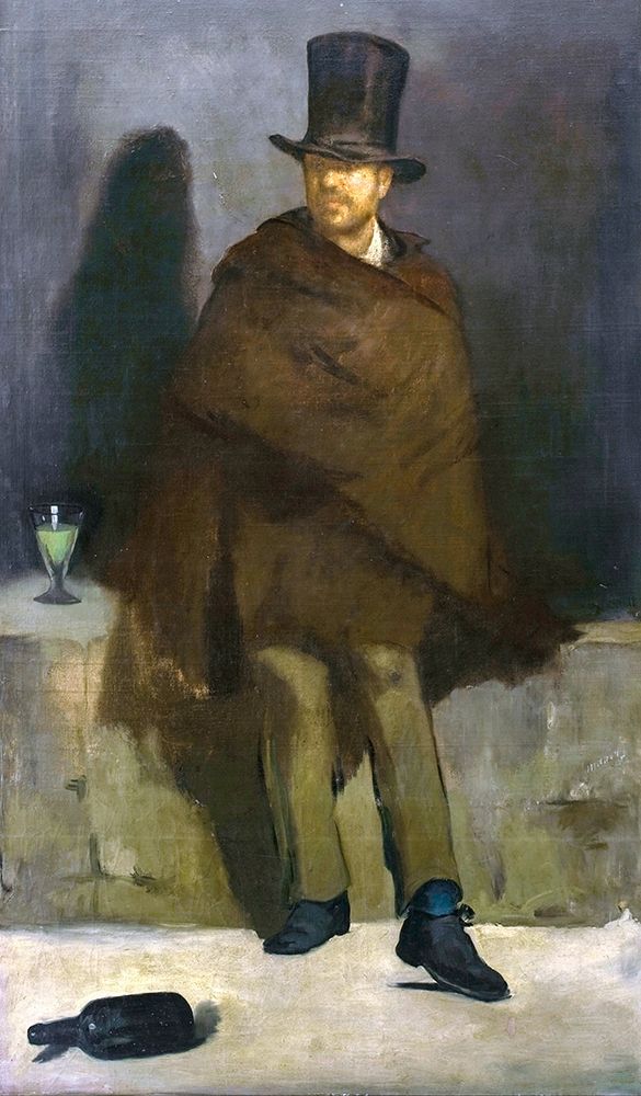 The Absinthe Drinker art print by Edouard Manet for $57.95 CAD