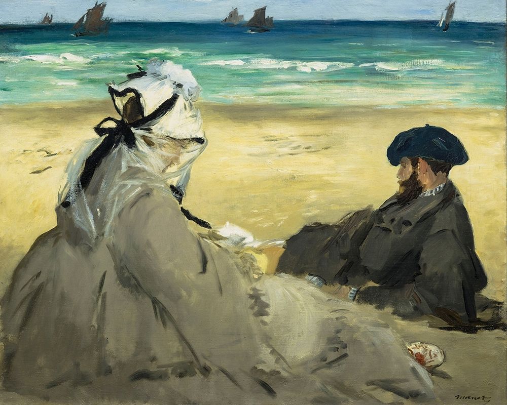 On the Beach art print by Edouard Manet for $57.95 CAD
