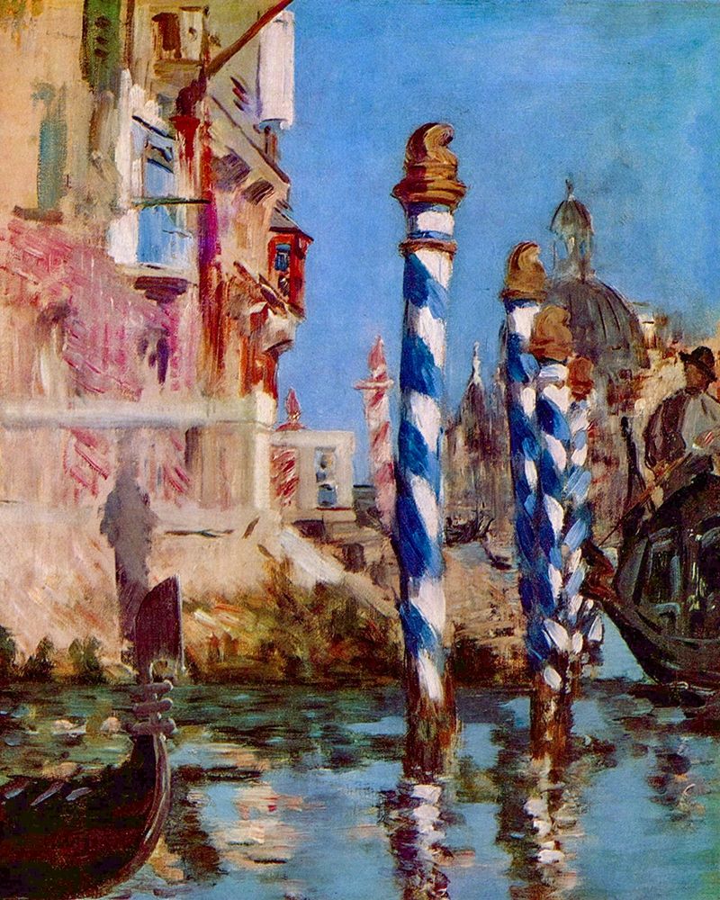 Grand Canal in Venice art print by Edouard Manet for $57.95 CAD