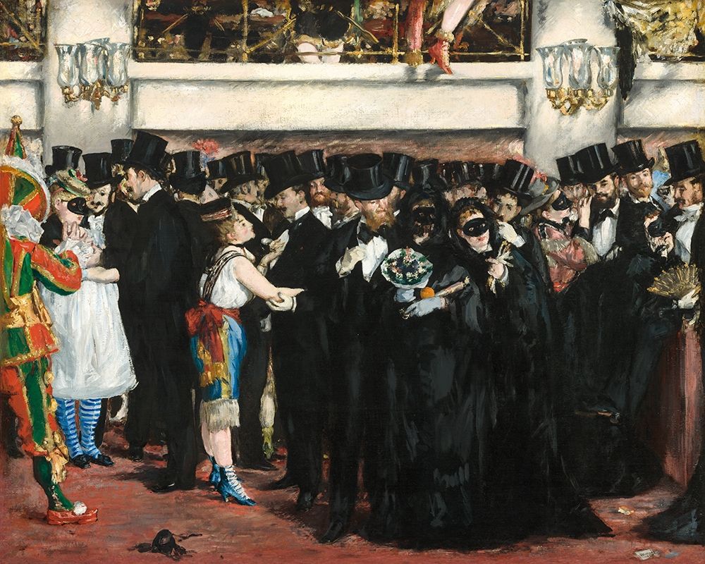 Masked Ball at the Opera art print by Edouard Manet for $57.95 CAD
