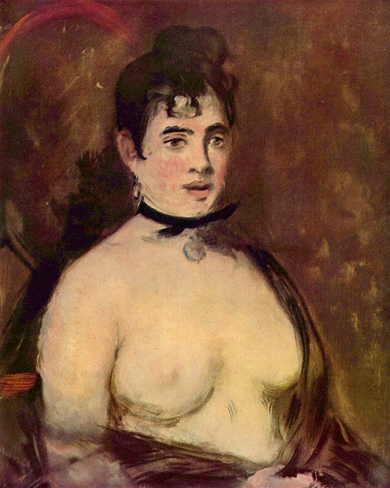 Female nude art print by Edouard Manet for $57.95 CAD