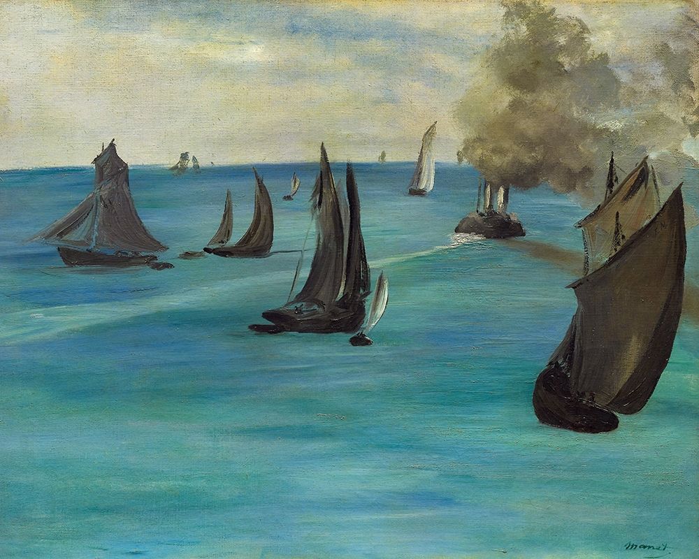 Sea View, Calm Weather art print by Edouard Manet for $57.95 CAD