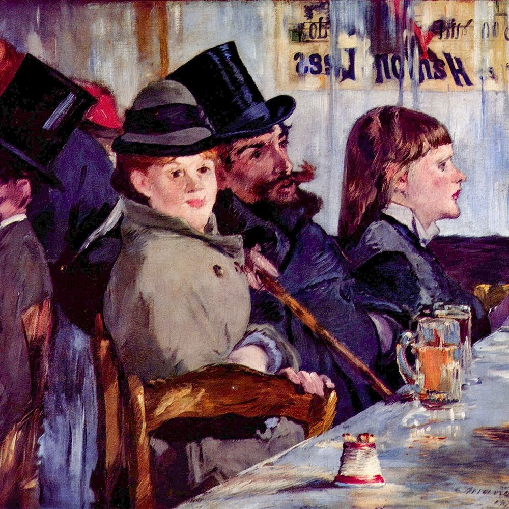In the cafe Cabaret from Reichshoffen art print by Edouard Manet for $57.95 CAD