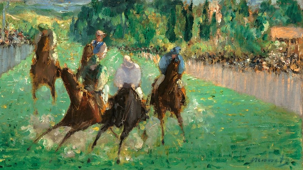At the Races art print by Edouard Manet for $57.95 CAD