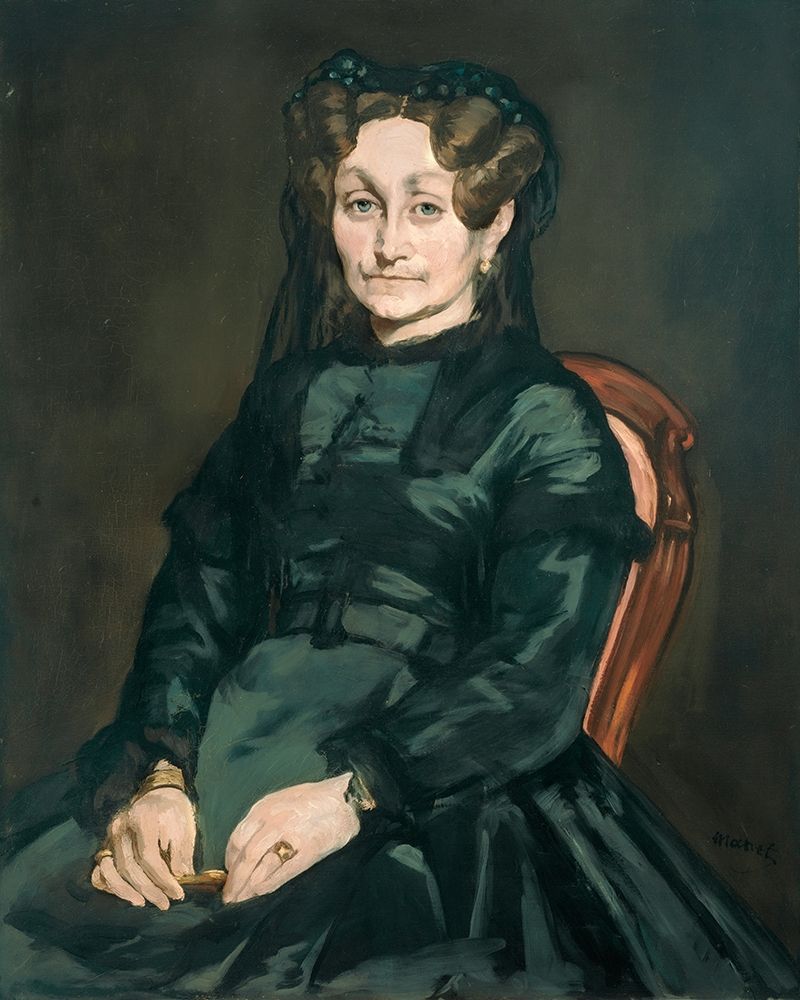 Madame Auguste Manet art print by Edouard Manet for $57.95 CAD