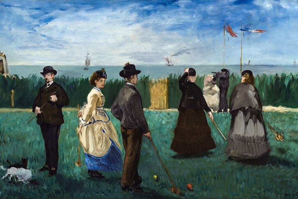 The Croquet Party art print by Edouard Manet for $57.95 CAD