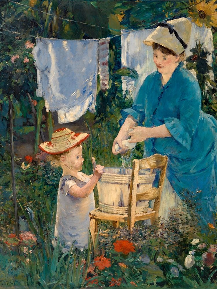LaundryÂ  art print by Edouard Manet for $57.95 CAD