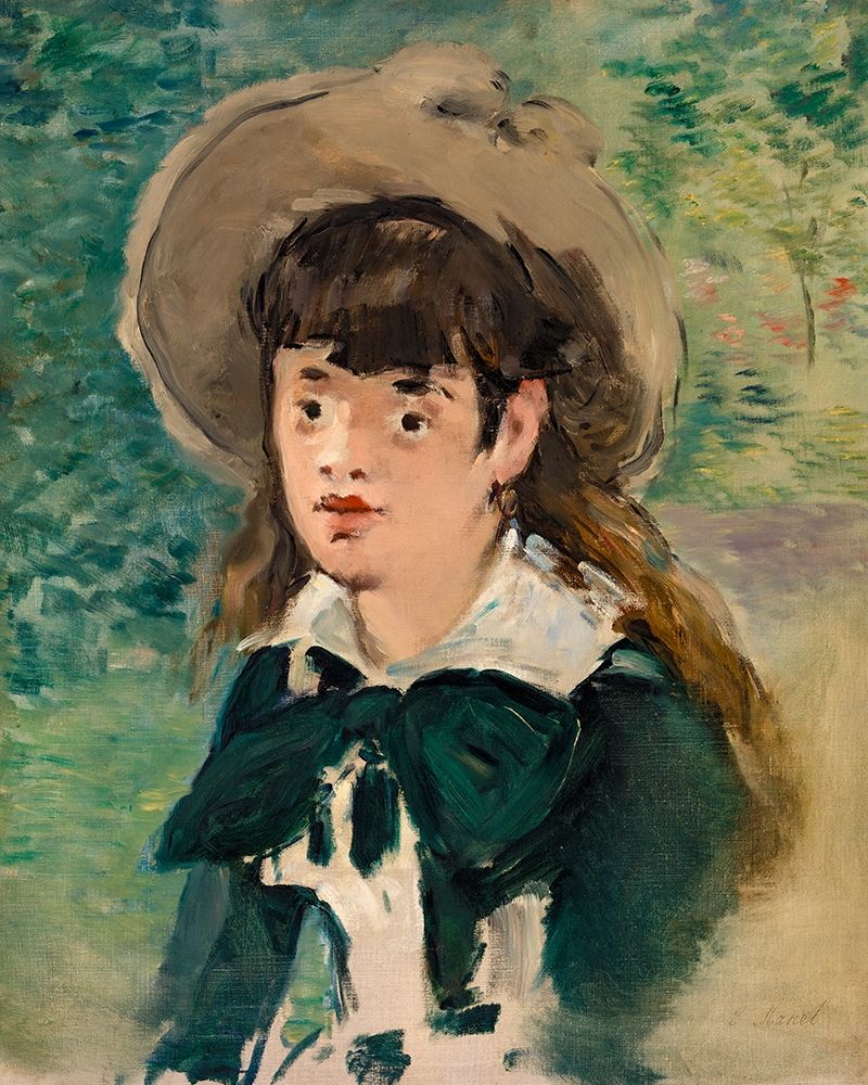 Young Girl on a Bench art print by Edouard Manet for $57.95 CAD