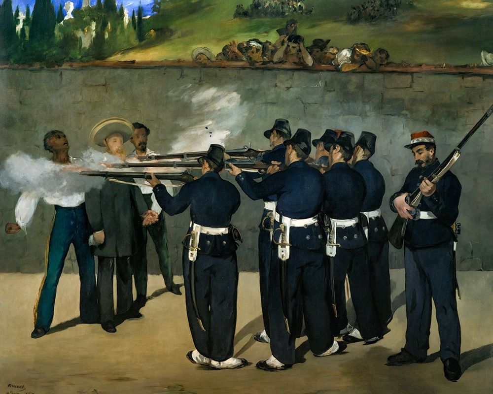 The Execution of Emperor Maximilian of Mexico, June 19, 1867 art print by Edouard Manet for $57.95 CAD